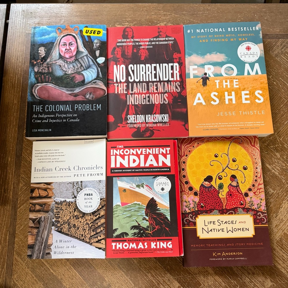 Indigenous Fiction and Non Fiction Books (2 for $25)